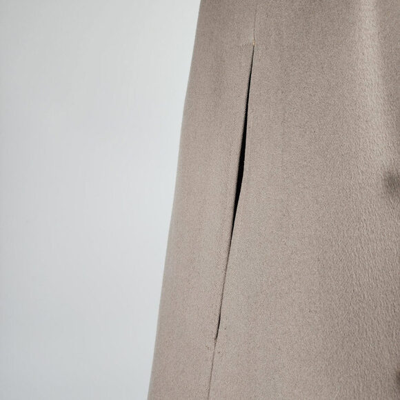 Vintage BMH Fashions Taupe Wool Cape Jacket Onesize - Picture 5 of 10